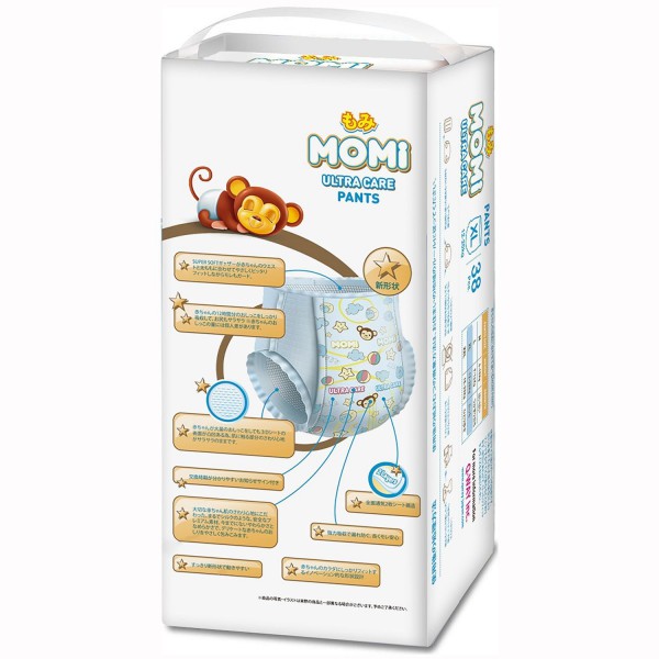 Подгузники-трусики Momi Ultra Care XL (12-20кг) 38шт